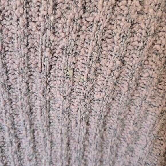 United Knitwear Pink Turtleneck Sweater XL – Textured, Cozy, Vintage USA - Picture 5 of 6